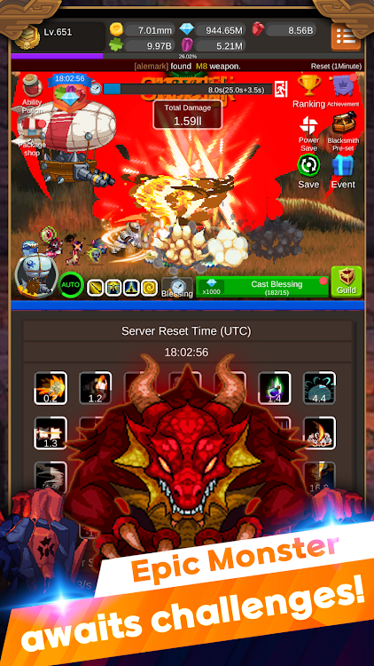 #7. Iron knight : Nonstop Idle RPG (Android) By: SUPERBOX Inc