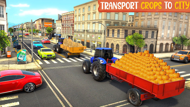 #4. Tractor Games 3D Farm Games (Android) By: Game Barrels