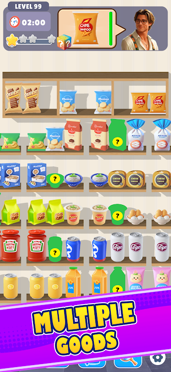 #3. Sortify: Goods Triple Match (Android) By: UDream Global