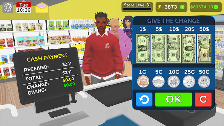 #7. Supermarket 3D: Simulator Game (Android) By: Rocket Succeed Together