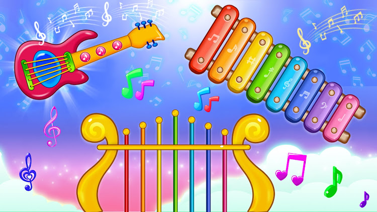 #2. Baby Piano - Children Song (Android) By: playNfun - educational & girl games