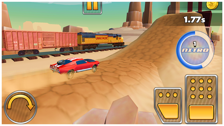 #9. Mega Ramp Car (Android) By: Orange Studios Games