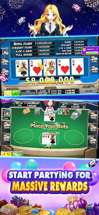 #4. Full House Casino - Slots Game (Android) By: ME2ON