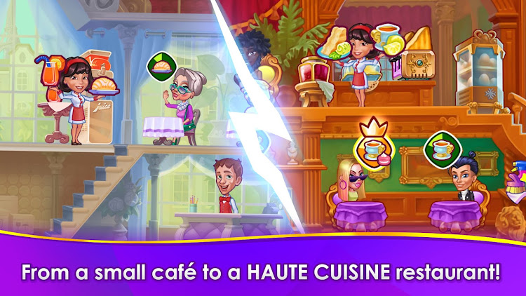 #10. Cafe Dash: Cooking, Diner Game (Android) By: MAD PIXEL