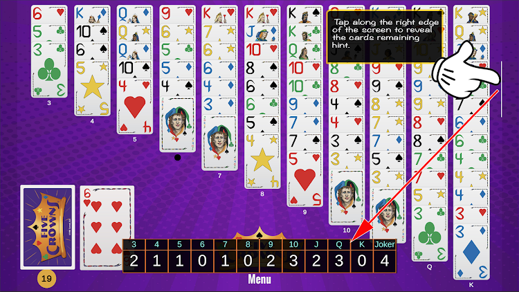 #6. Five Crowns Solitaire (Android) By: PlayMonster LLC