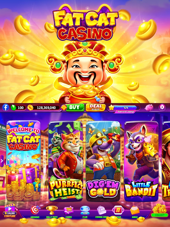 #10. Fat Cat Casino - Slots Game (Android) By: Slots Limited