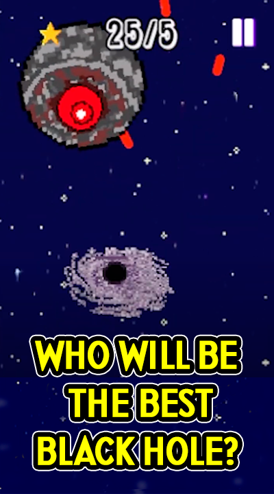 #4. black hole eater arcade game (Android) By: vianadev