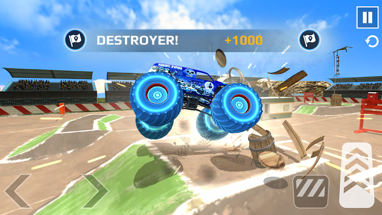 #4. Car Games: Monster Truck Stunt (Android) By: Zego Global Pte