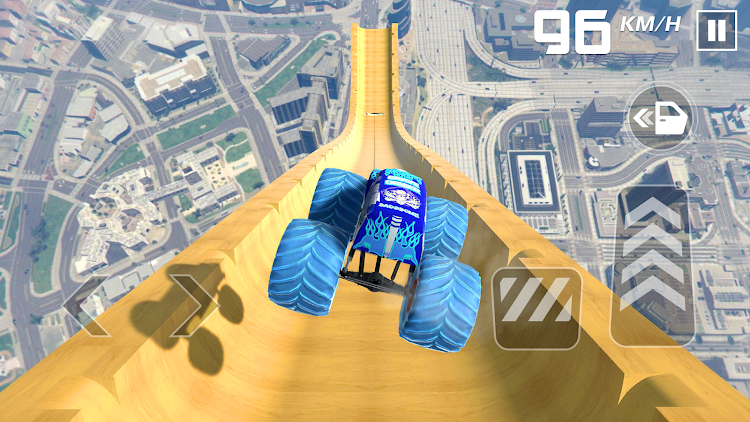 #6. Car Games: Monster Truck Stunt (Android) By: Zego Global Pte