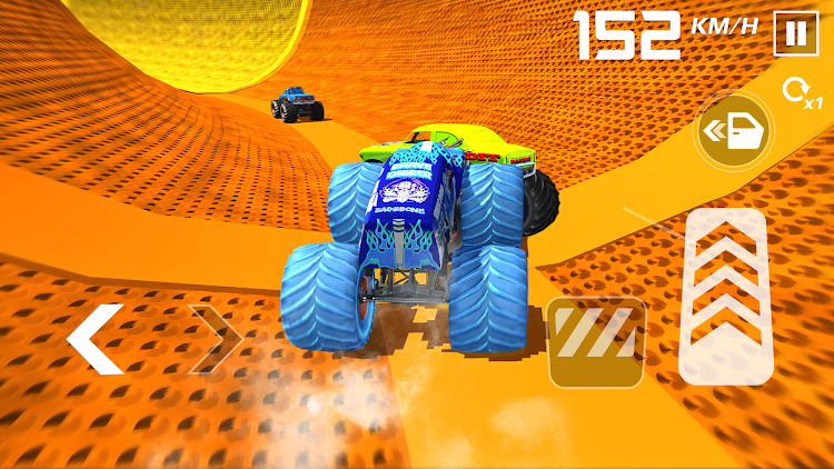 #7. Car Games: Monster Truck Stunt (Android) By: Zego Global Pte