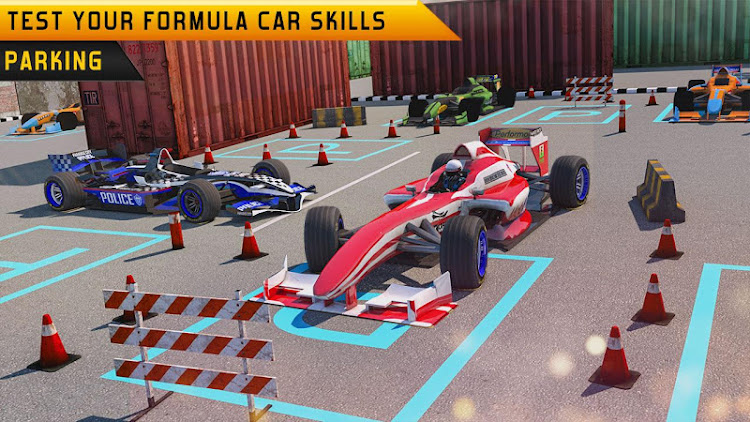 #6. Formula Car Parking: Car Games (Android) By: DragaTown Studio