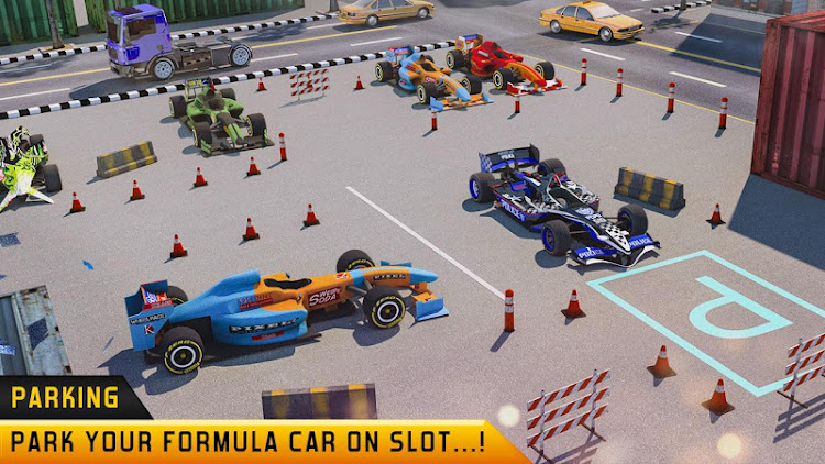 #10. Formula Car Parking: Car Games (Android) By: DragaTown Studio