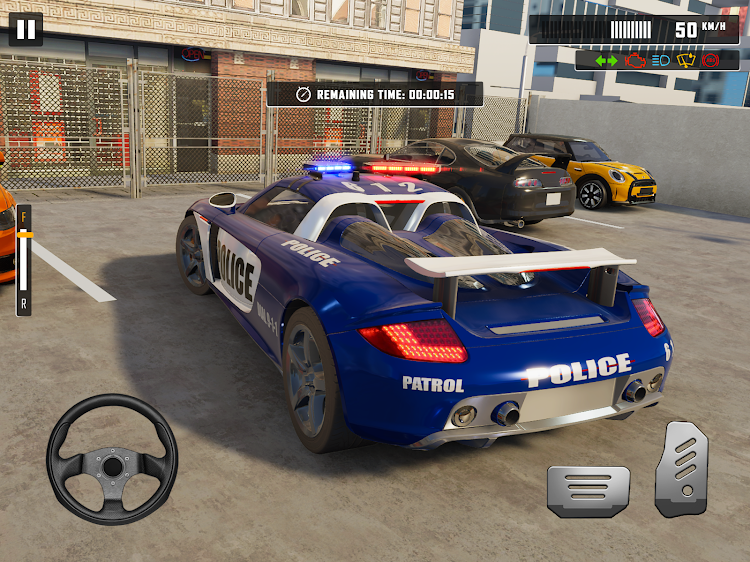 #6. US Police Car Park & Transport (Android) By: Play Toy Lab