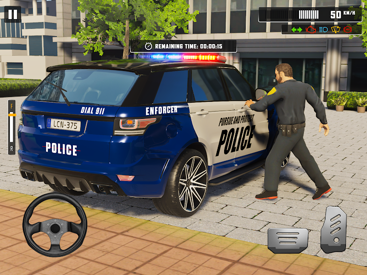 #7. US Police Car Park & Transport (Android) By: Play Toy Lab