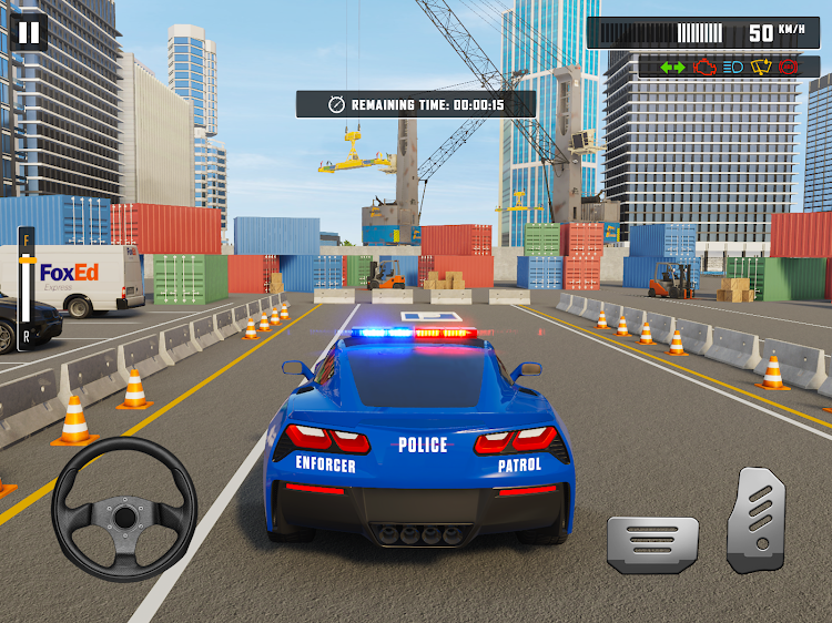 #10. US Police Car Park & Transport (Android) By: Play Toy Lab