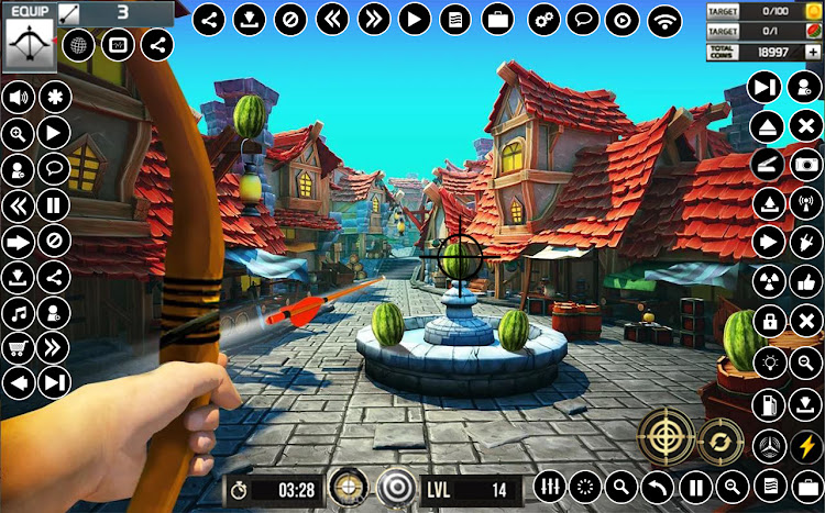 #7. Watermelon Archery Games 3D (Android) By: Zipzoom Studio