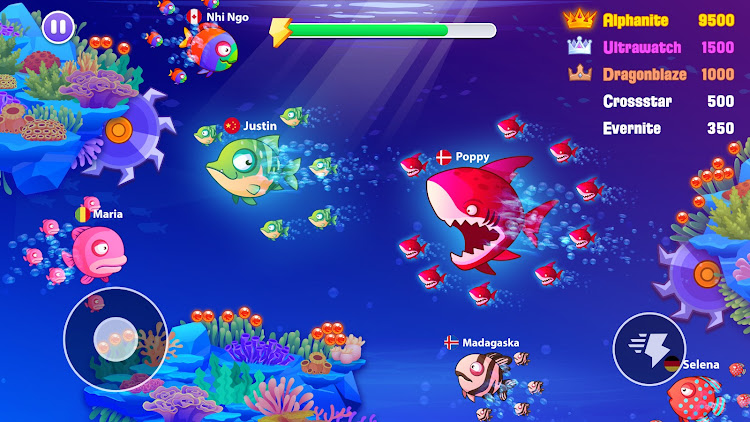 #6. Crowd of Fish.IO (Android) By: ABI Games Studio