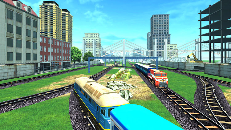 #3. Train Racing Mulitplayer (Android) By: Gamezeniq Technologies