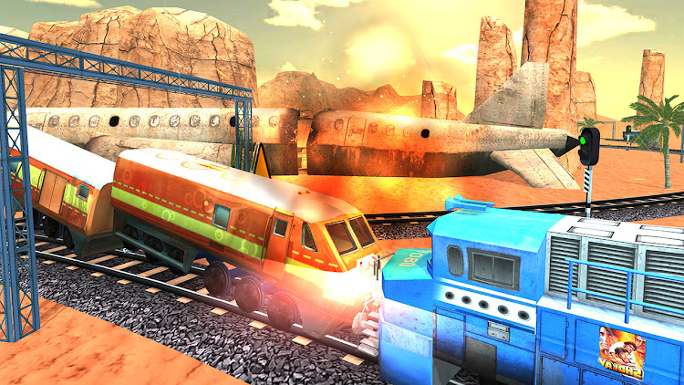 #4. Train Racing Mulitplayer (Android) By: Gamezeniq Technologies