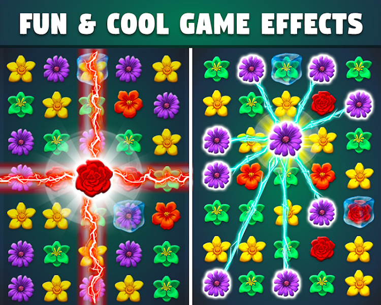 #3. Flower Match Game Flower Merge (Android) By: Hub Apps & Games Studio