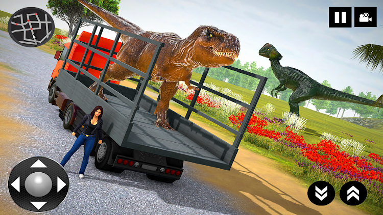 #4. Wild Dino Transporter Truck 3D (Android) By: Epic Fun Games