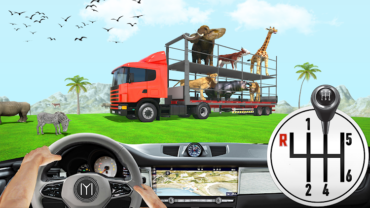 #7. Wild Dino Transporter Truck 3D (Android) By: Epic Fun Games