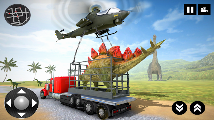 #8. Wild Dino Transporter Truck 3D (Android) By: Epic Fun Games