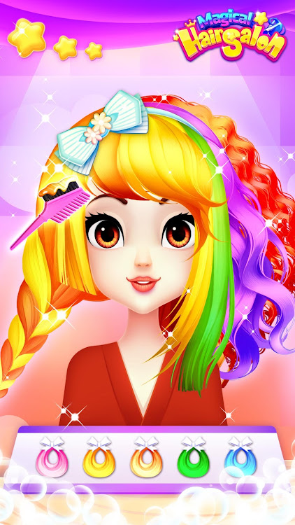 #5. Magical Hair Salon (Android) By: Joy Journey Girls