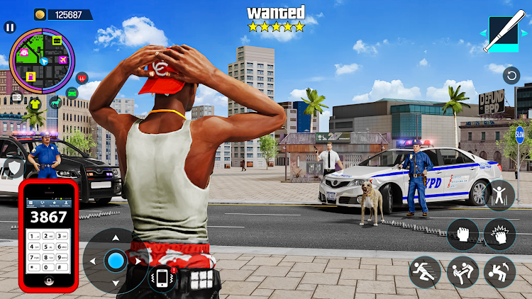 #10. Gangster Mafia City Crime Game (Android) By: S R G Gaming L.L.C