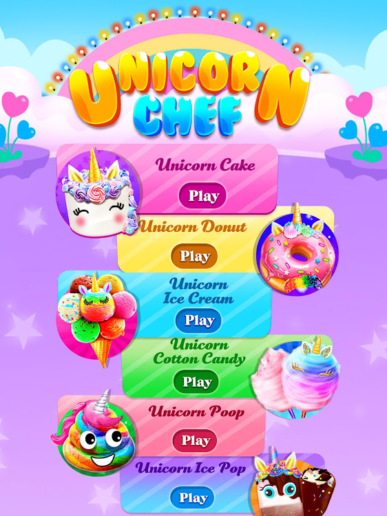 #5. Unicorn Chef –Food Master (Android) By: Wesoju Studio