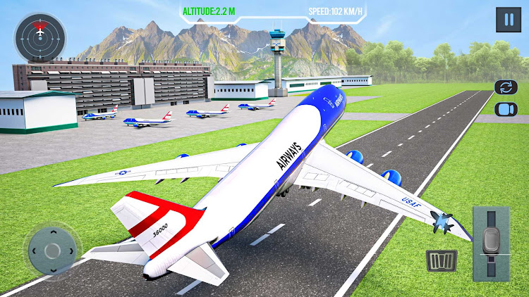 #9. Flight Pilot Simulator 3d (Android) By: Maritime Simulation Games