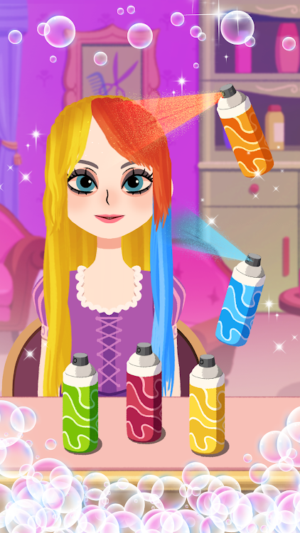 #3. Charming Hair Salon - Make Up (Android) By: Bravestars Games