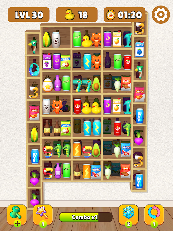 #9. Goods Sorting Master 3D (Android) By: Hyper Fun Games