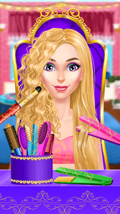 #3. Royal Girls - Princess Salon (Android) By: Promedia Studio