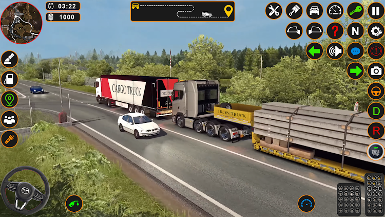 #5. American Cargo Truck Games Sim (Android) By: Gaming Pod