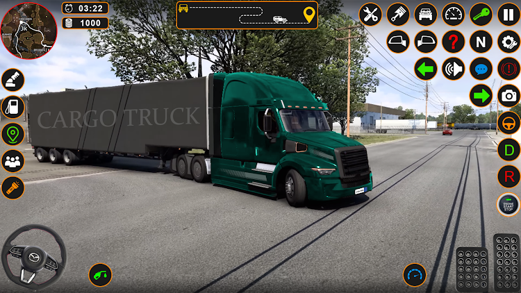 #6. American Cargo Truck Games Sim (Android) By: Gaming Pod