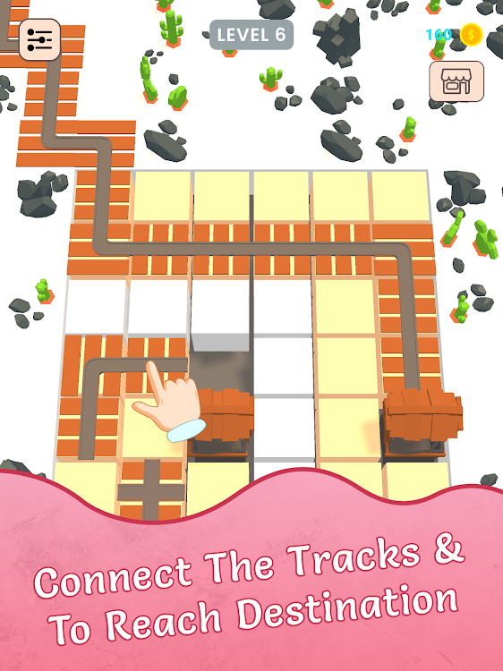 #6. Train Tracks Puzzle Adventure (Android) By: Incisive