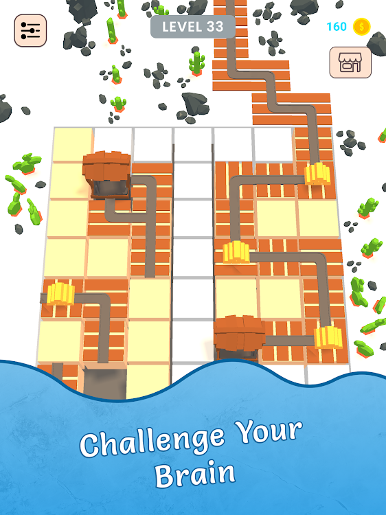 #8. Train Tracks Puzzle Adventure (Android) By: Incisive