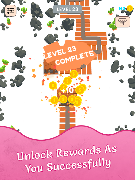 #9. Train Tracks Puzzle Adventure (Android) By: Incisive