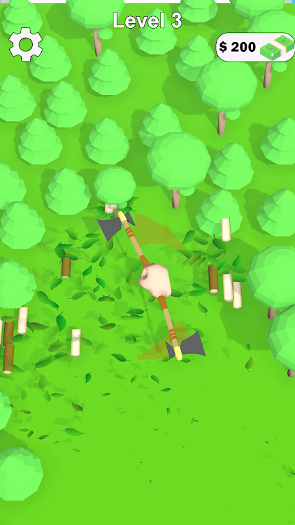 #2. Lumberjack Runner 3D (Android) By: Kathas Entertainment