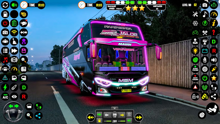 #3. Bus Games 3D City Bus Driving (Android) By: Games Legend