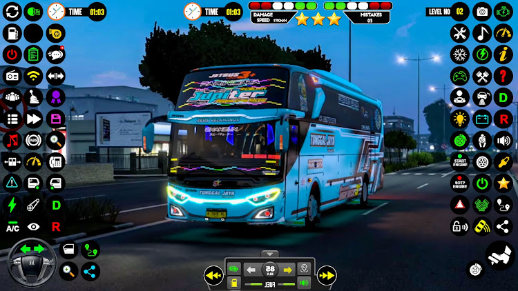 #4. Bus Games 3D City Bus Driving (Android) By: Games Legend