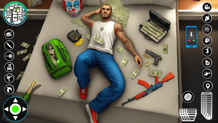 #10. Crime City Mafia Gangster Game (Android) By: Games Arena: Battle Royale Games