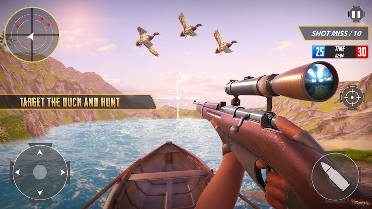 #6. Duck Hunting 3d: Birds Shooter (Android) By: Brave Jackals