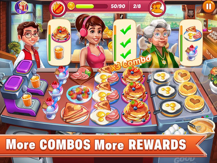 #4. Cooking Chef Restaurant Games (Android) By: Cupcake Studios