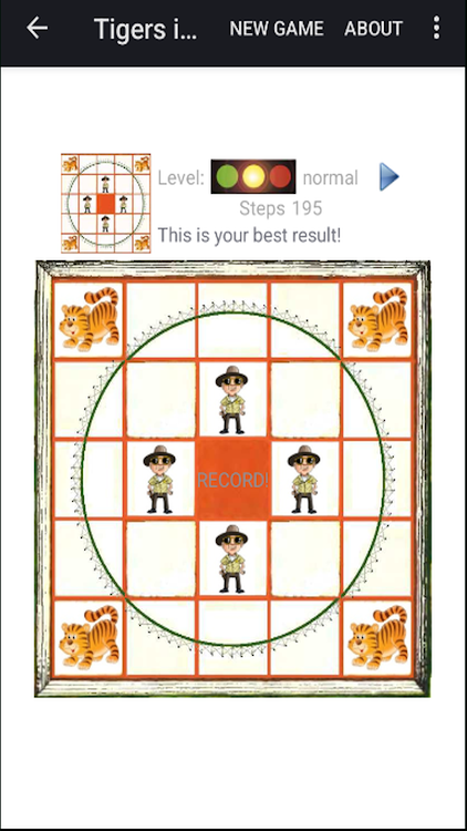 #2. Tigers in cage (Android) By: M. Brodski Software
