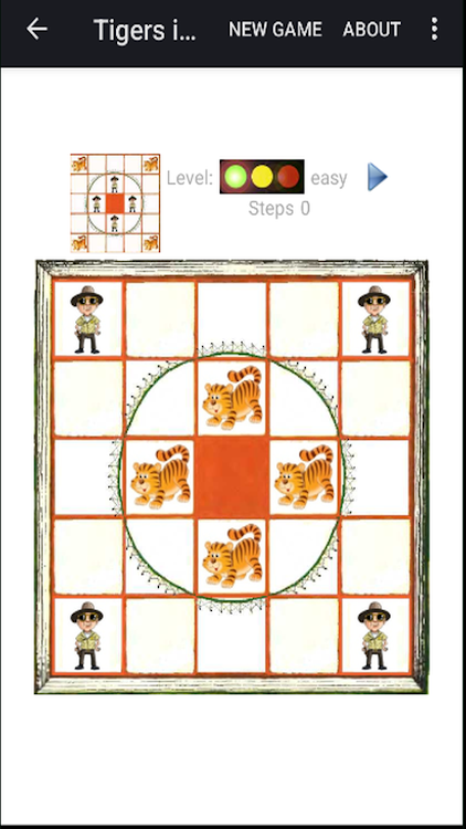 #3. Tigers in cage (Android) By: M. Brodski Software