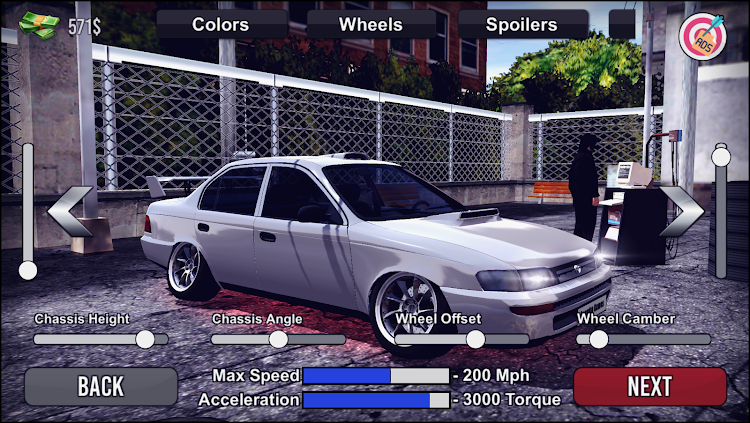 #2. Corolla Drift Simulator (Android) By: Apaydın Games