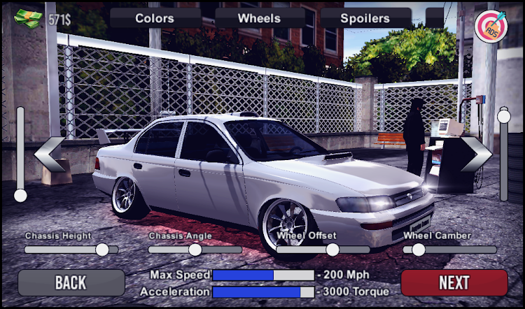 #10. Corolla Drift Simulator (Android) By: Apaydın Games