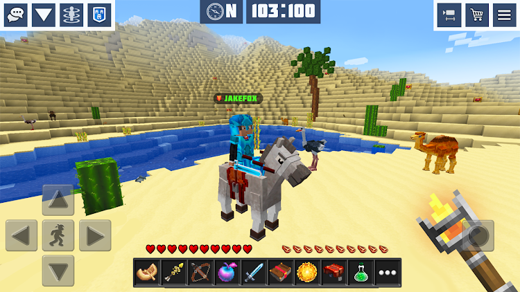 #9. Planet Craft: Mine Block Craft (Android) By: Playlabs, LLC